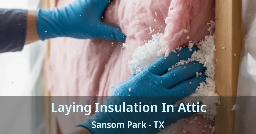 Laying Insulation In Attic Sansom Park - TX